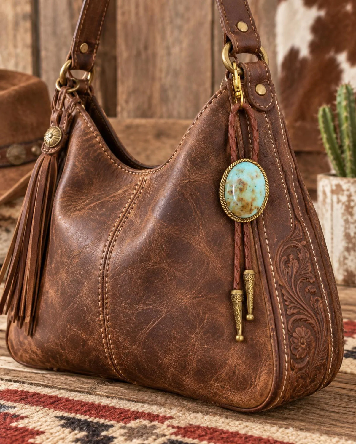 Turquoise Bag Bolo
