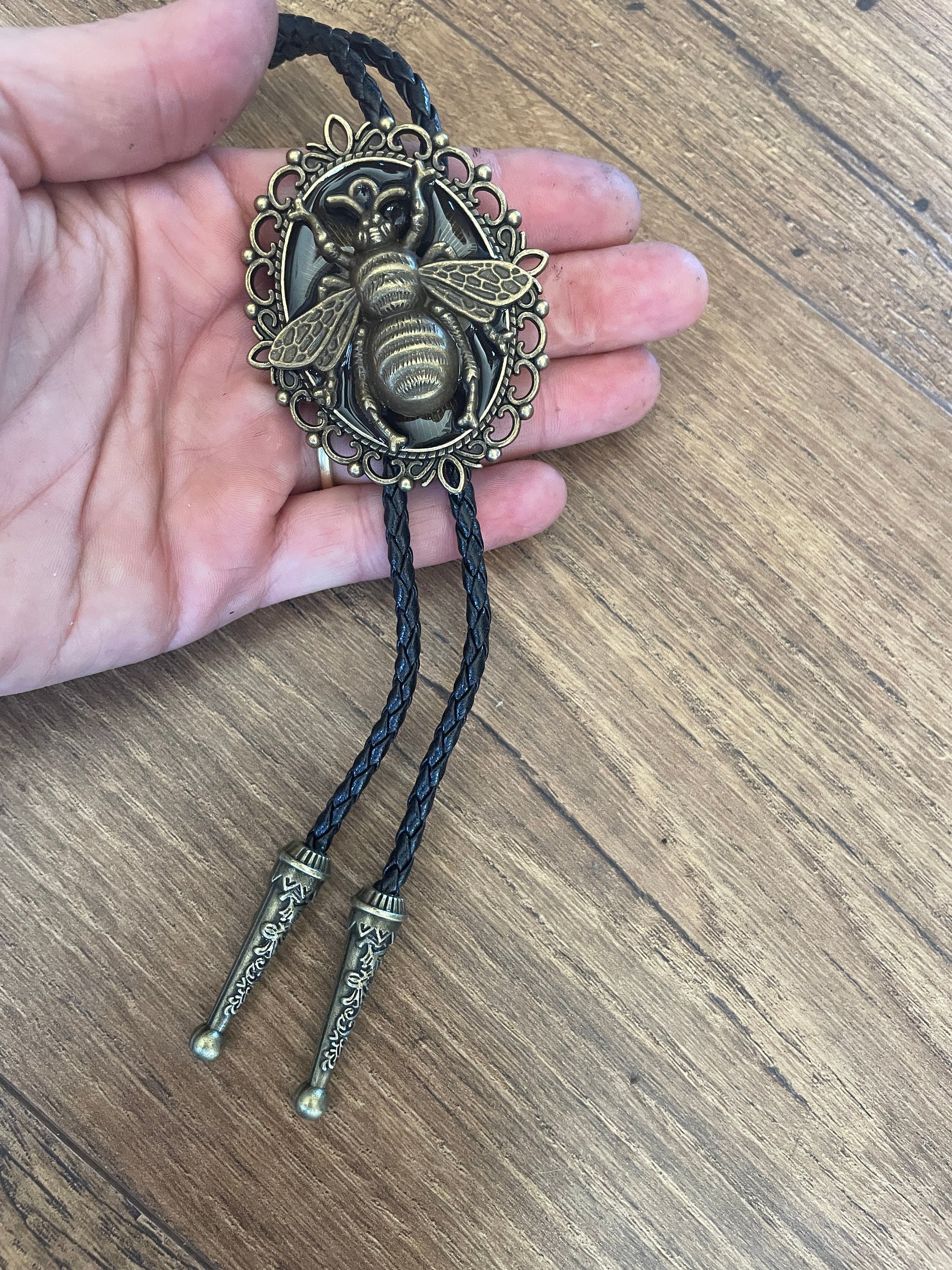 Golden Queen Bee Bolo Tie