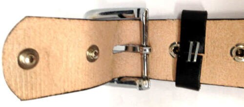 Tooled Eagle Leather Belt Strap