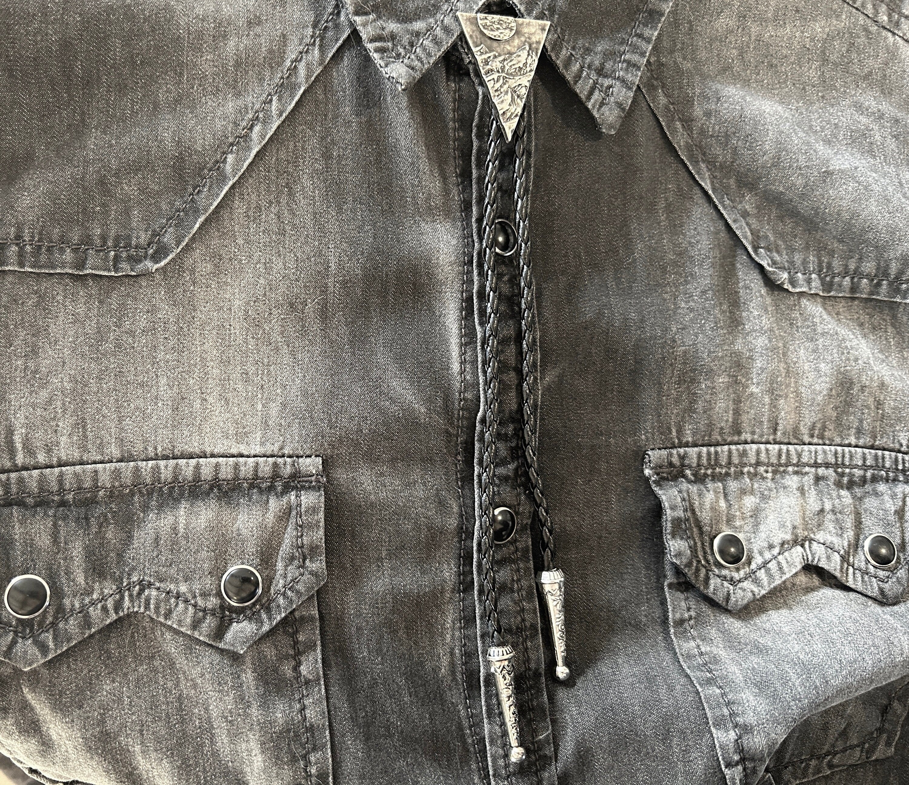 Mountain Moon Bolo Tie