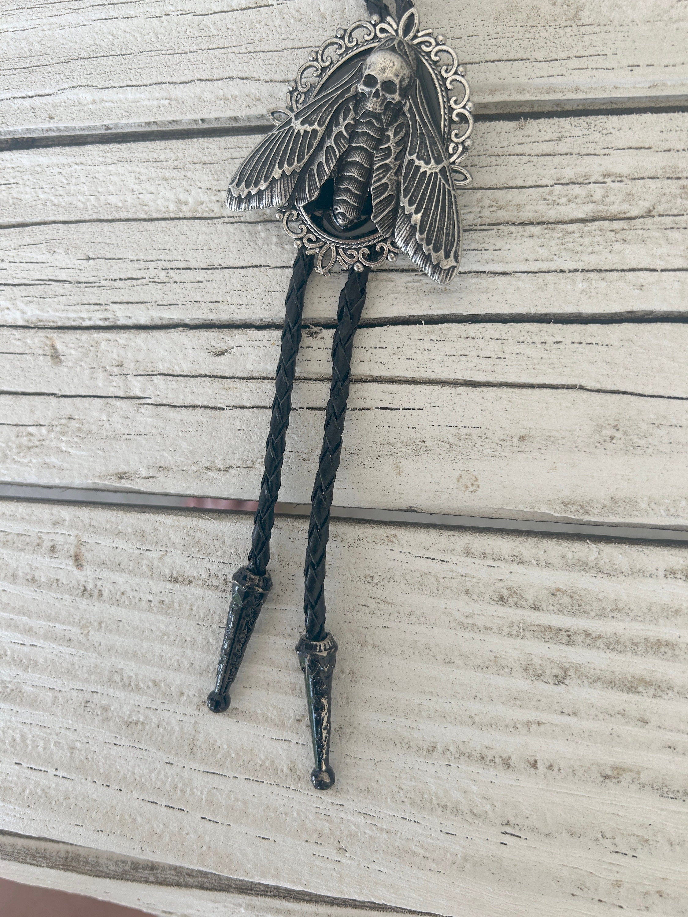 Death Head Moth Bolo Tie