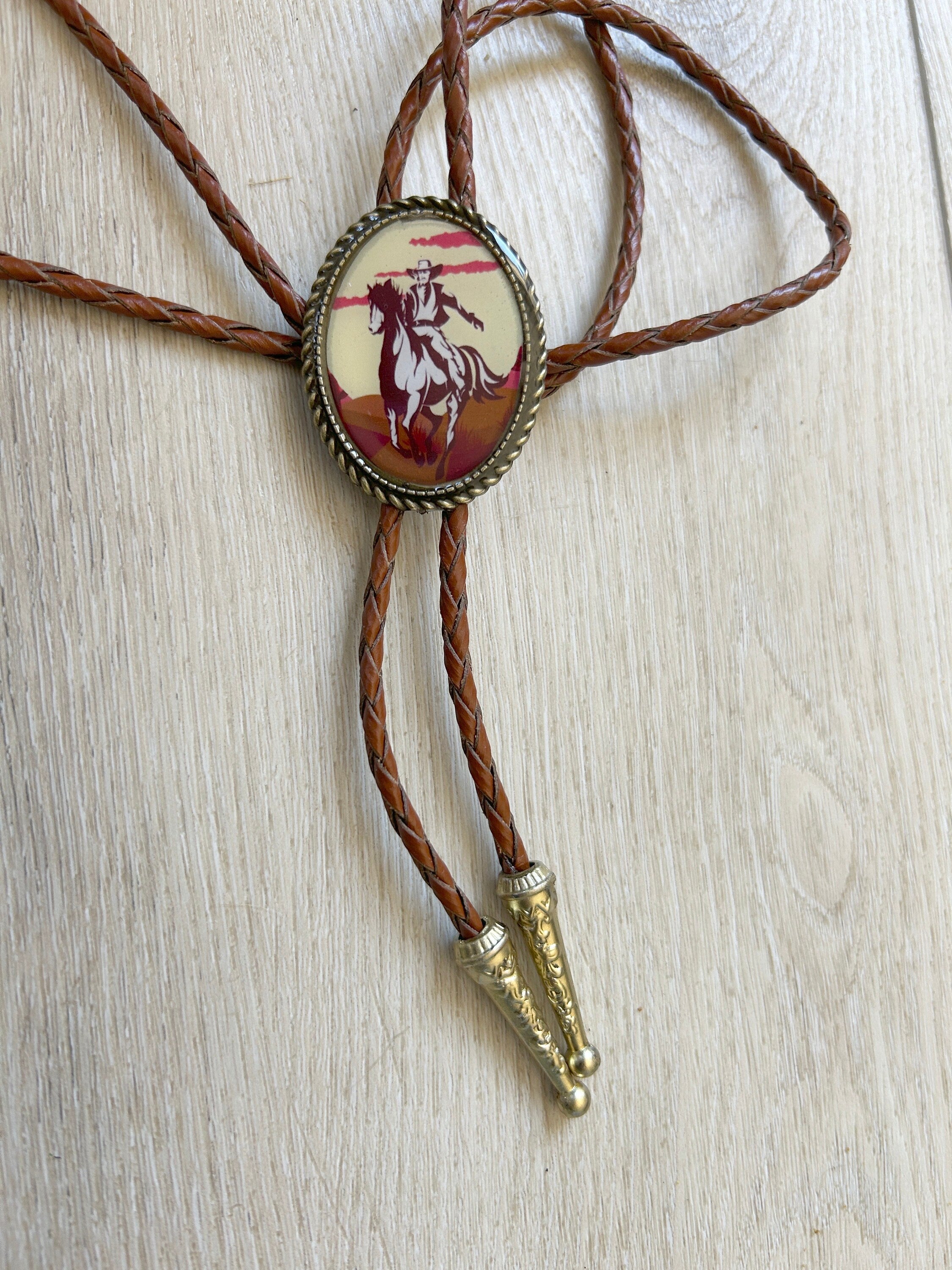 Vintage Cowboy Bolo Tie