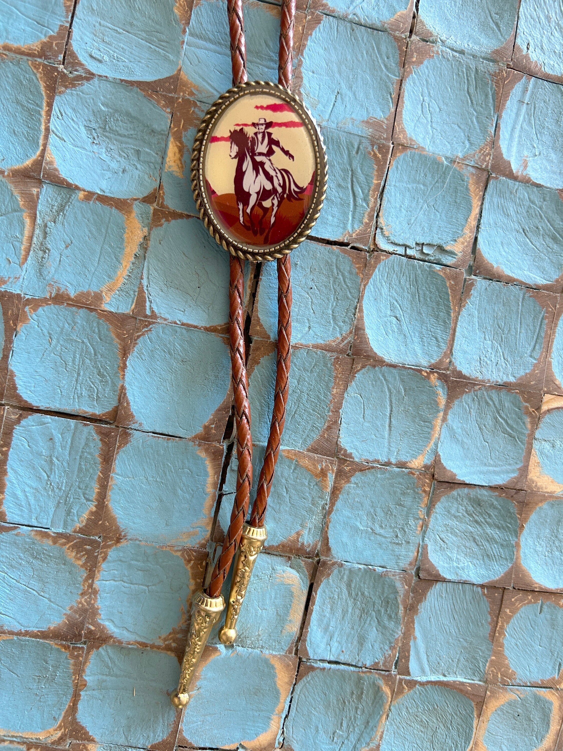 Vintage Cowboy Bolo Tie