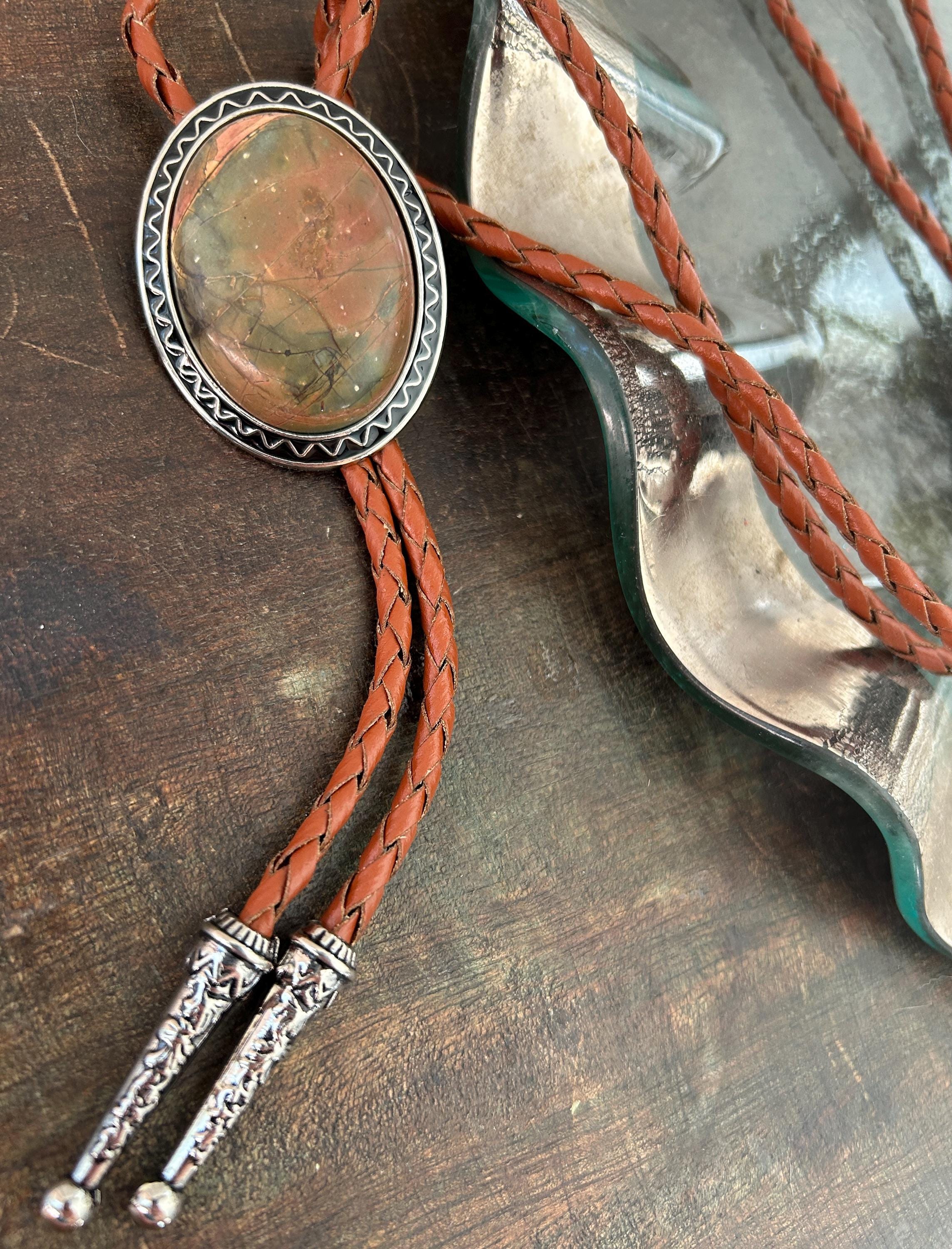 Jasper Stone Bolo Tie