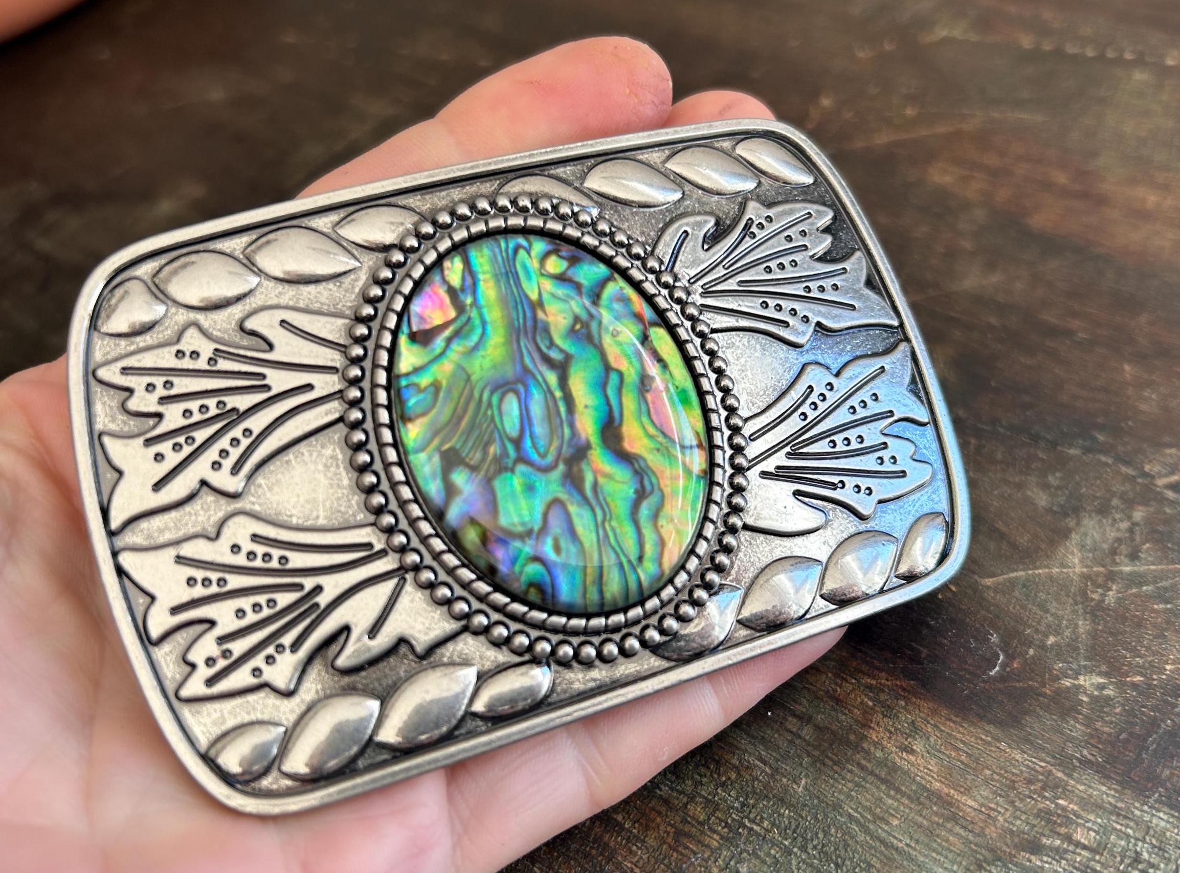 Abalone Shell Belt Buckle