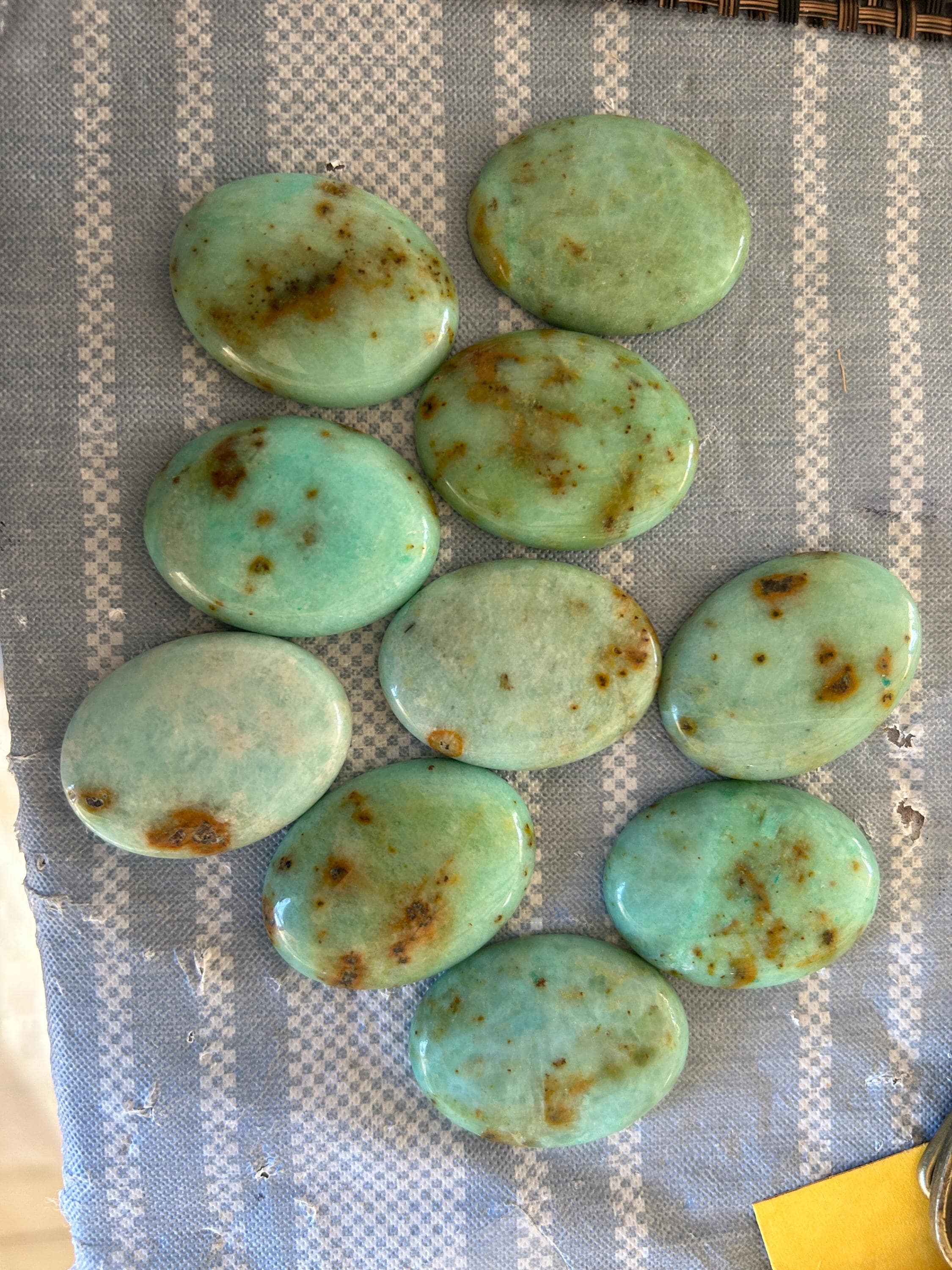 Turquoise Stone Distressed Leather Belt