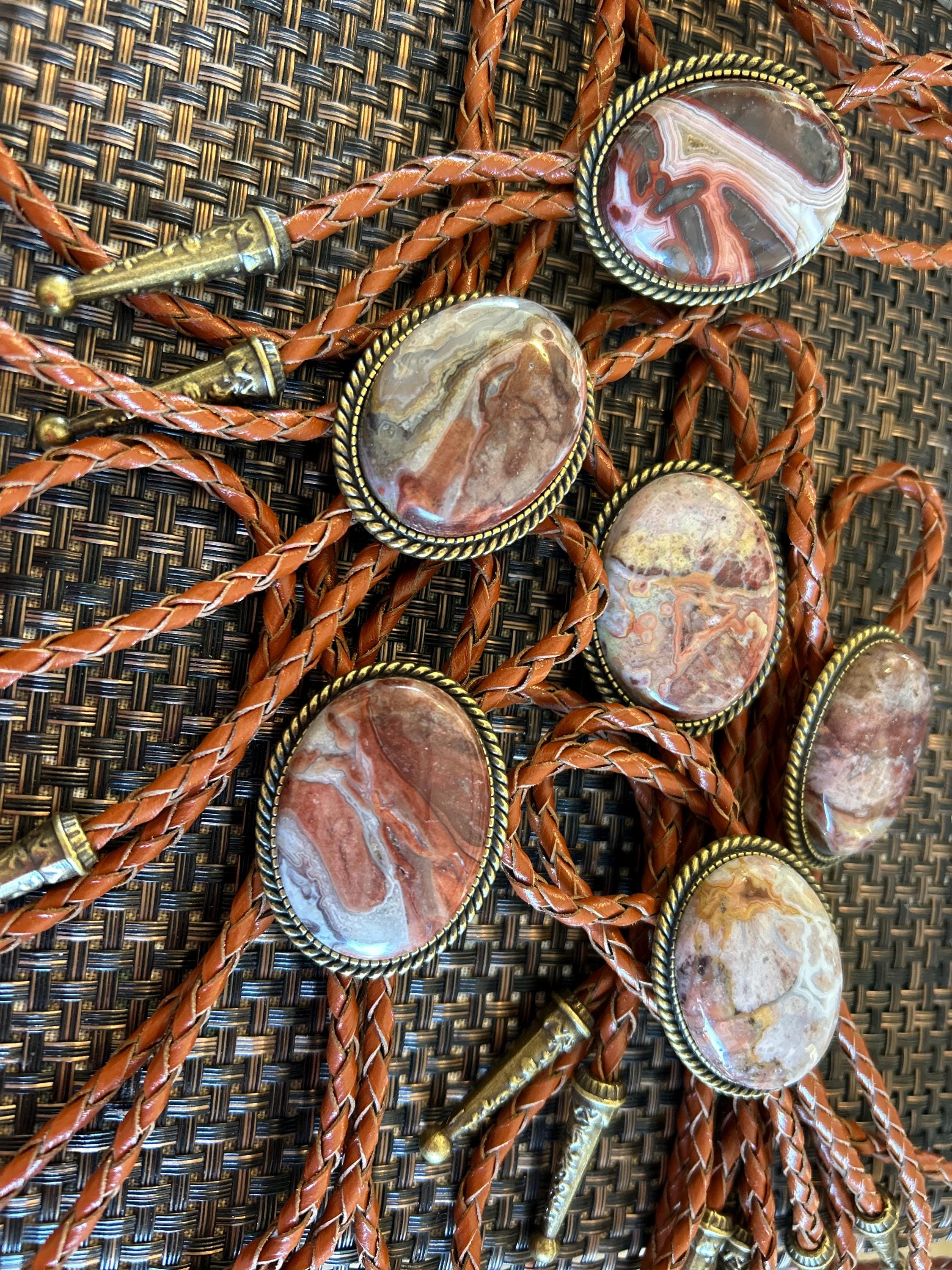 Crazy Lace Jasper Bolo Tie