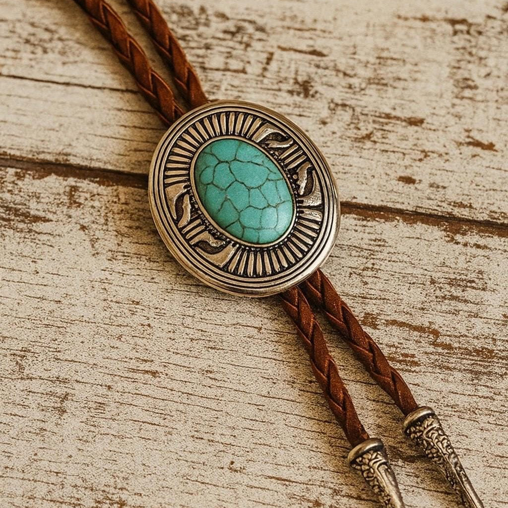 Turquoise Western Bolo Tie