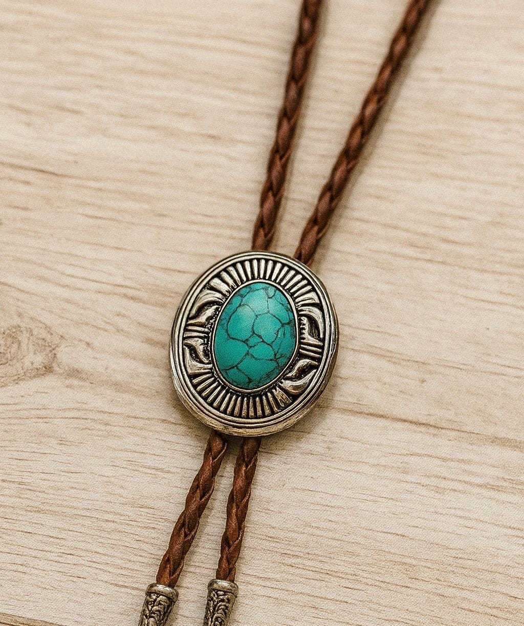 Turquoise Western Bolo Tie