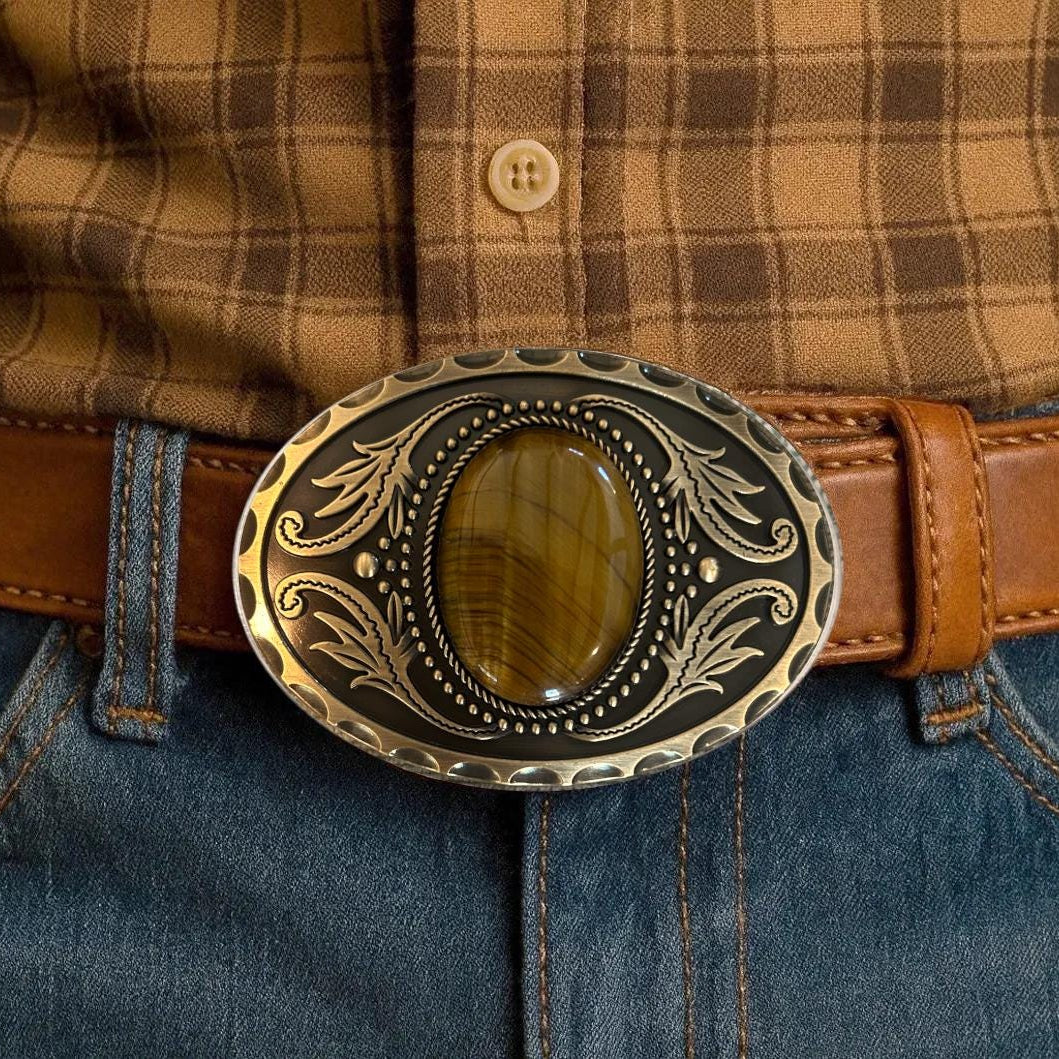Tigers Eye Belt Buckle