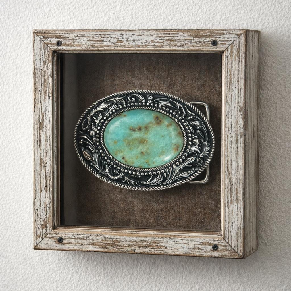 Turquoise Stone Belt Buckle