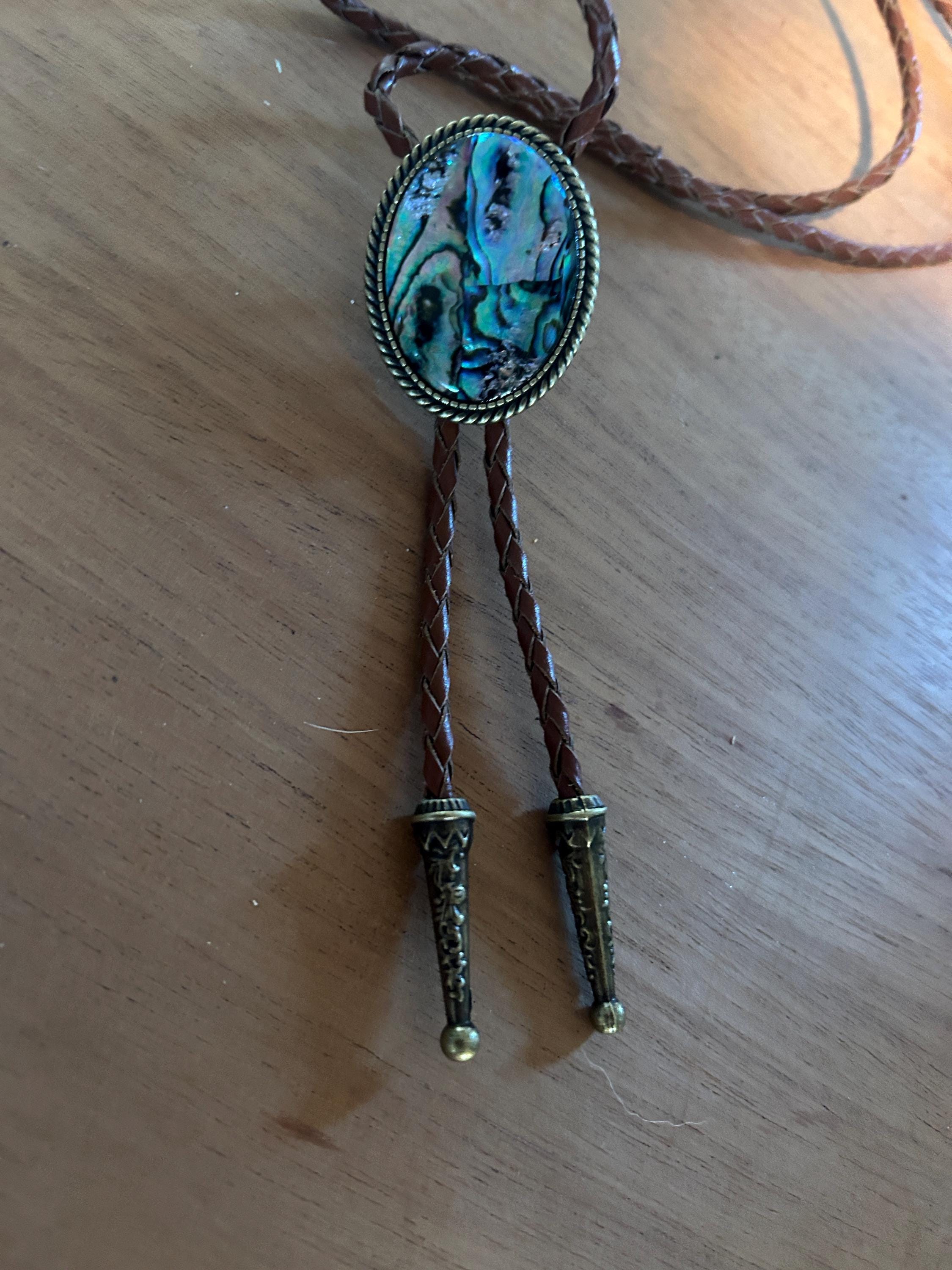 Abalone Shell Bolo Tie