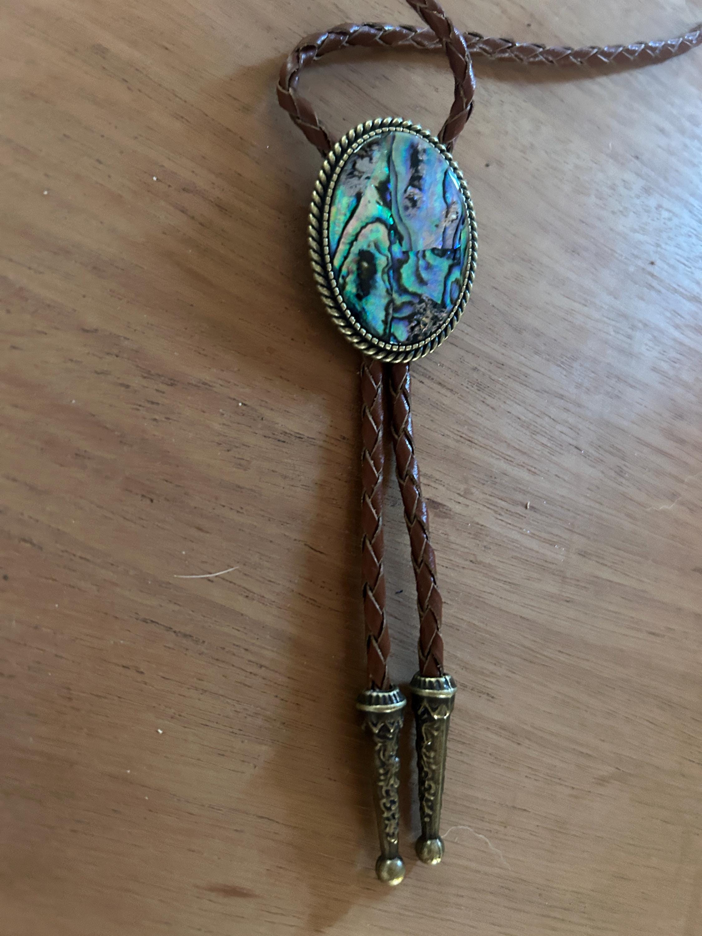 Abalone Shell Bolo Tie