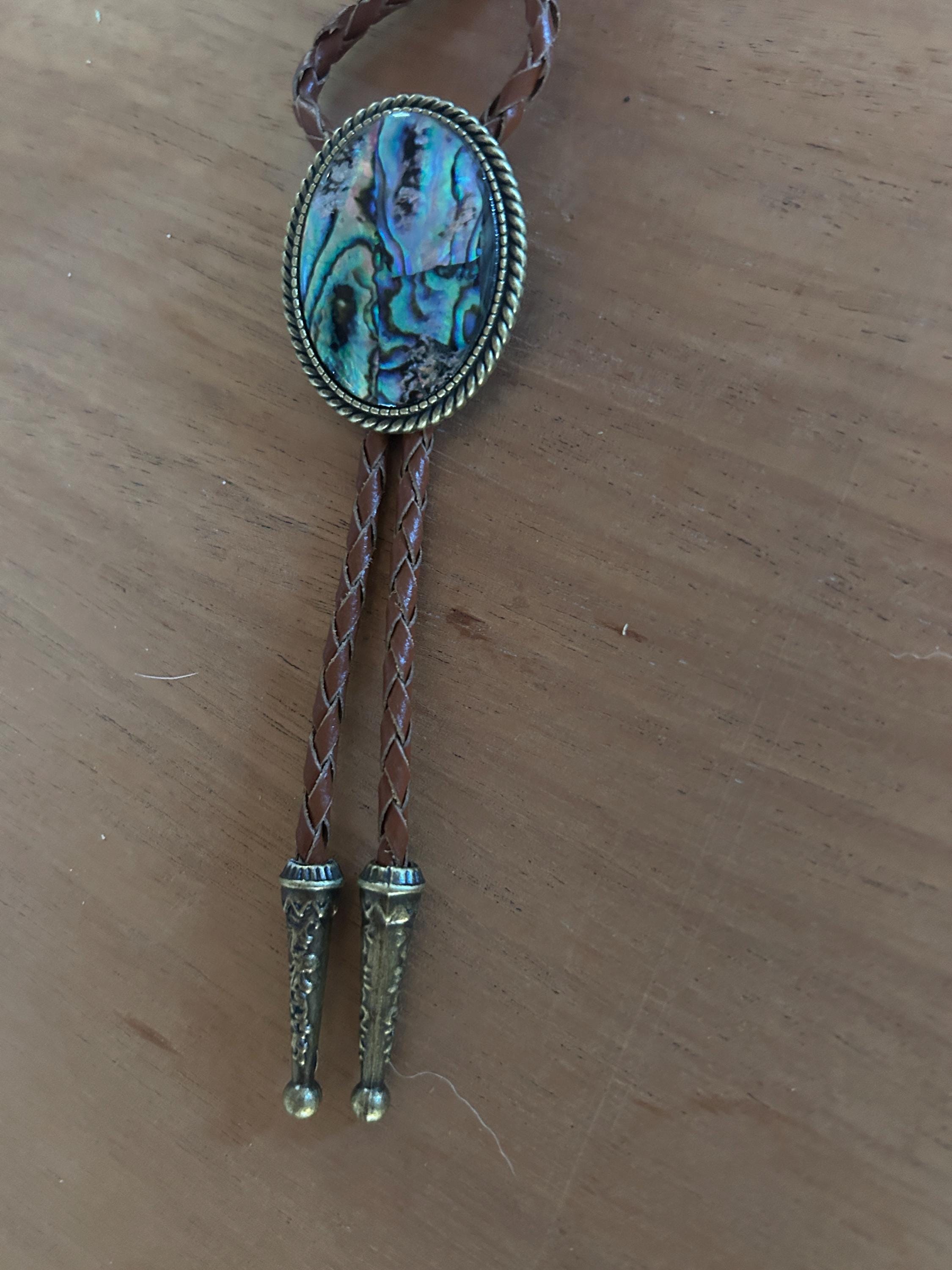 Abalone Shell Bolo Tie