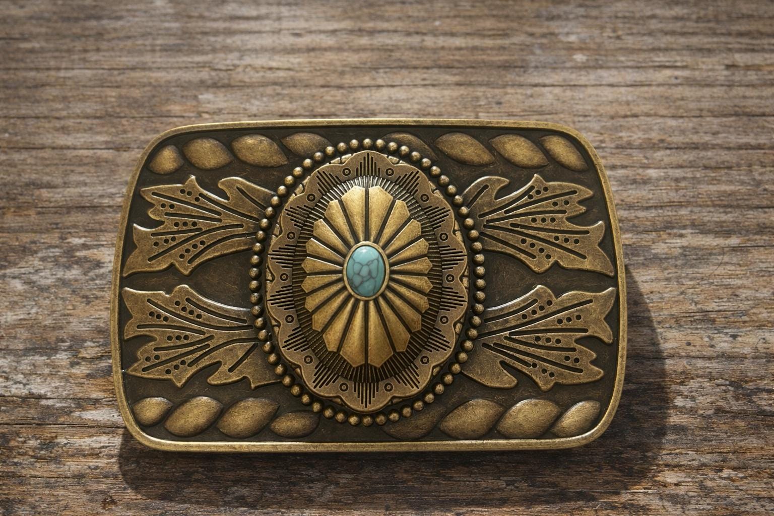 Turquoise Western Belt Buckle