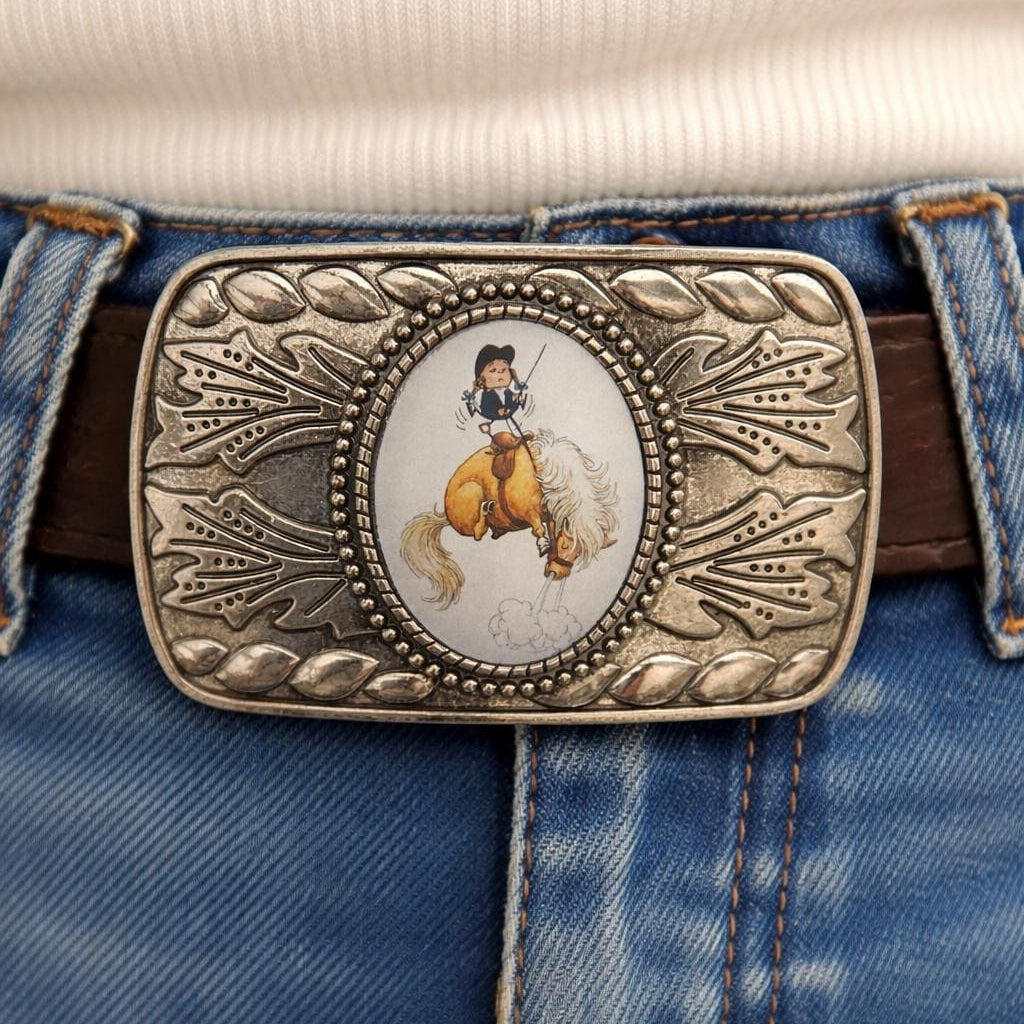Naughty Pony Belt Buckle