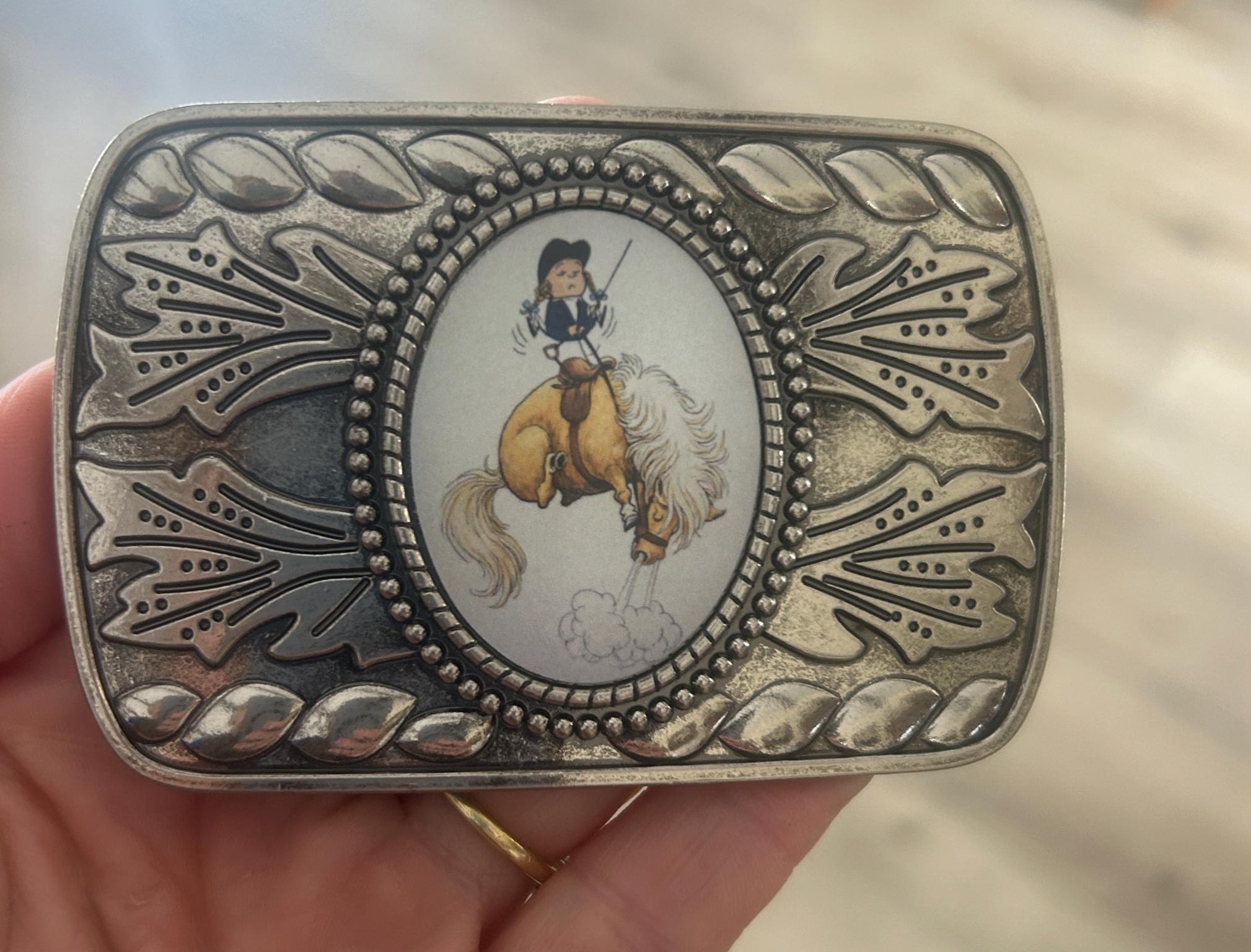 Naughty Pony Belt Buckle