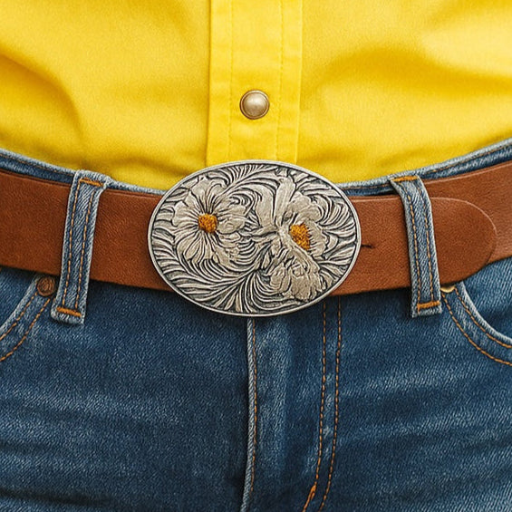 Sunflower Belt Buckle