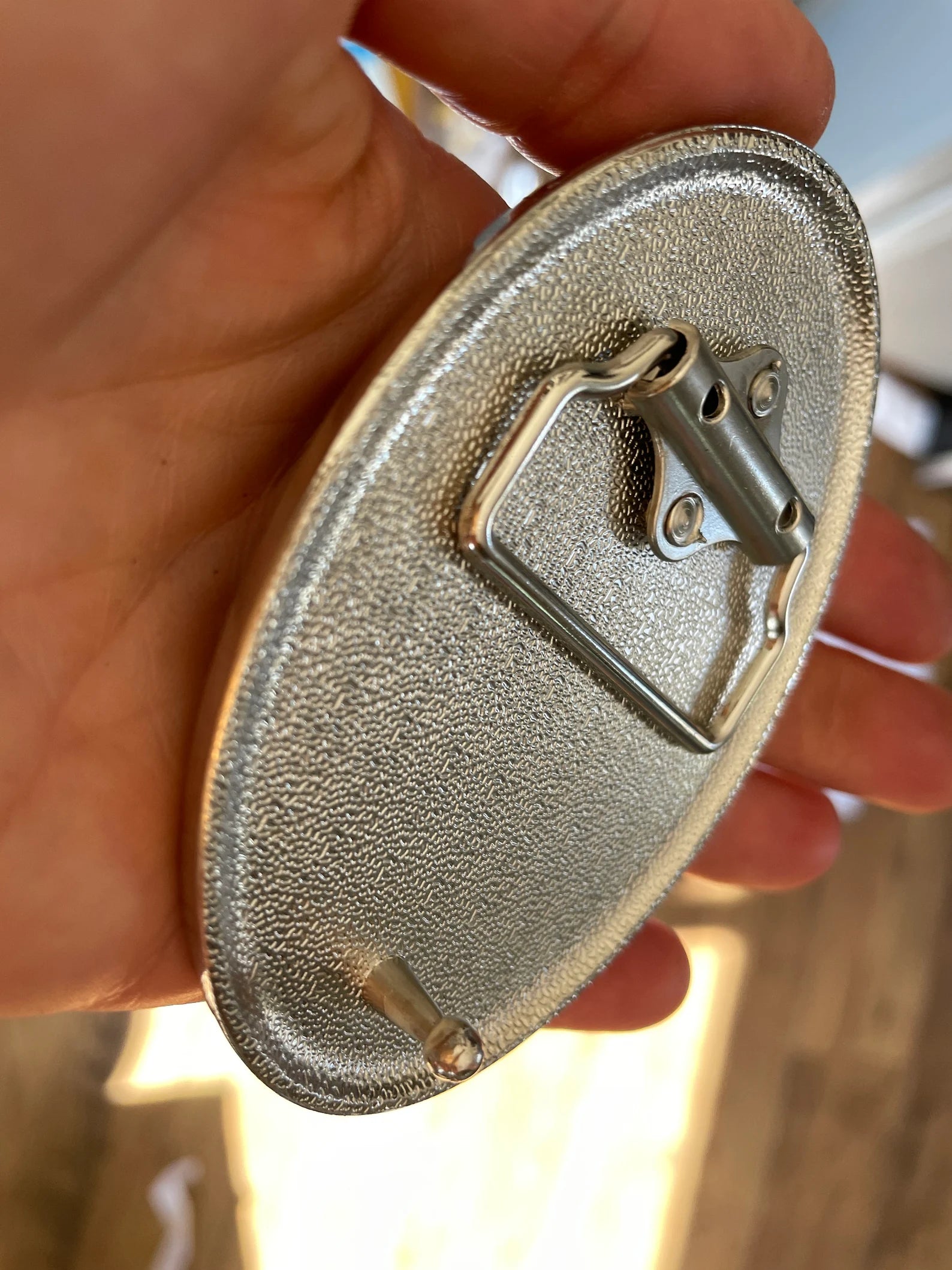 Silver Fox Belt Buckle