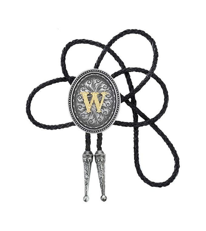 Initial Bolo Tie