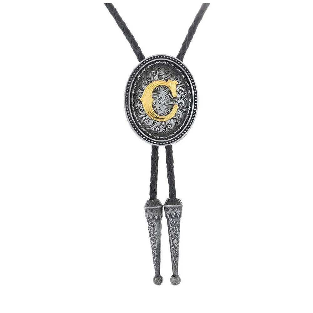 Initial Bolo Tie