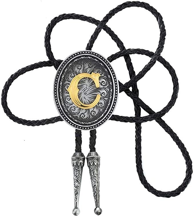 Initial Bolo Tie