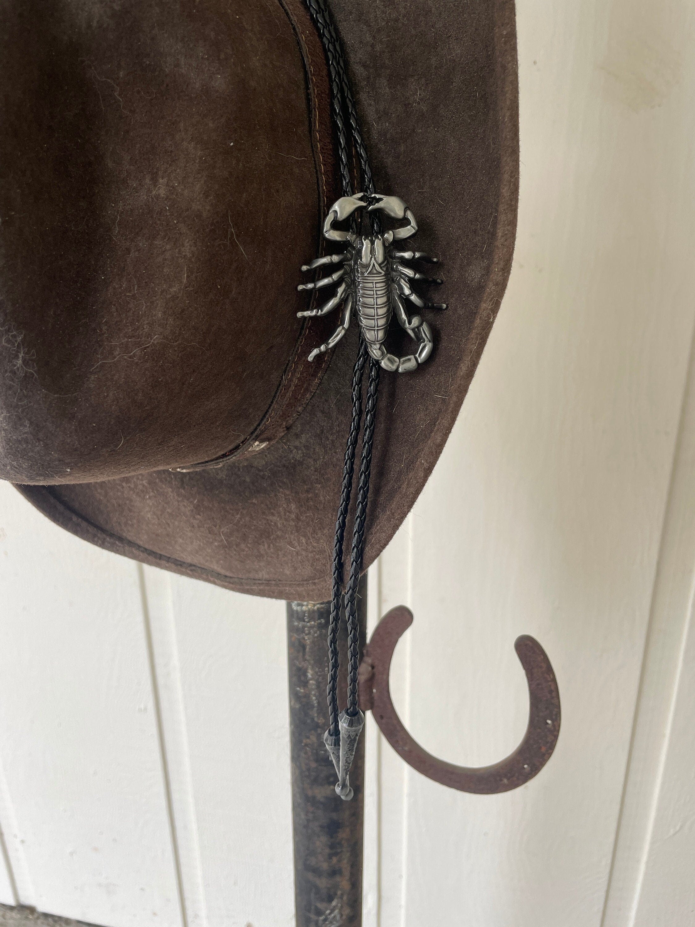 Silver Scorpion Bolo Tie