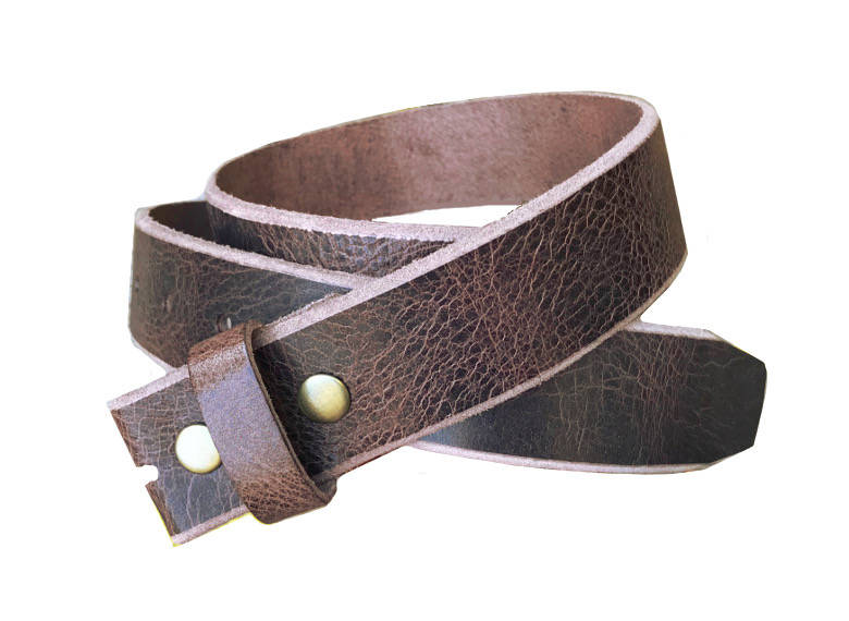1.5'' Width Brown Distressed Belt Strap