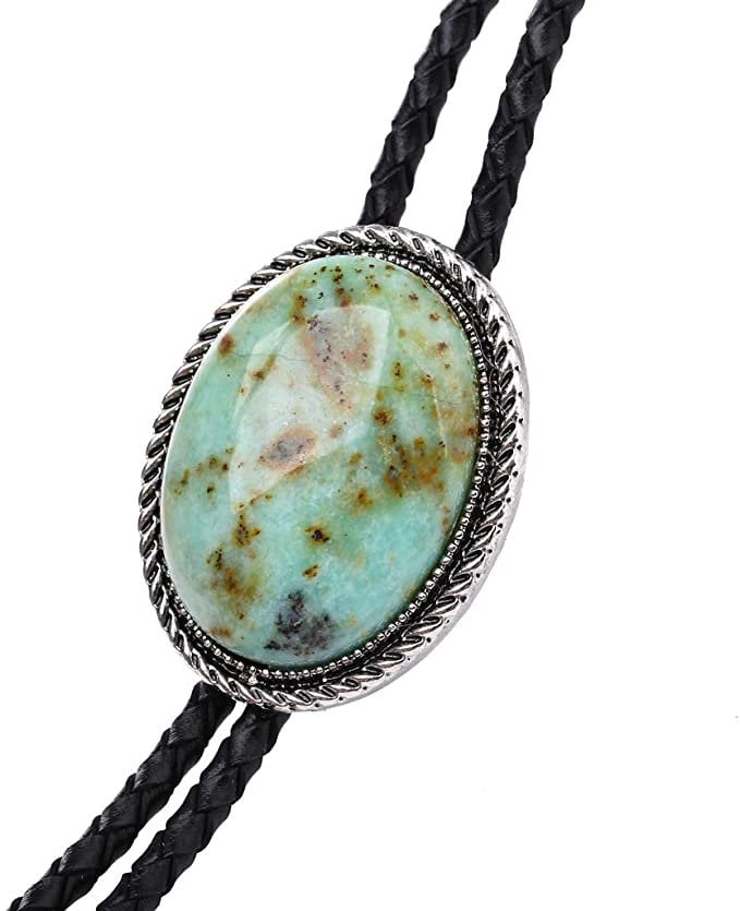 Flecked Agate Bolo Tie