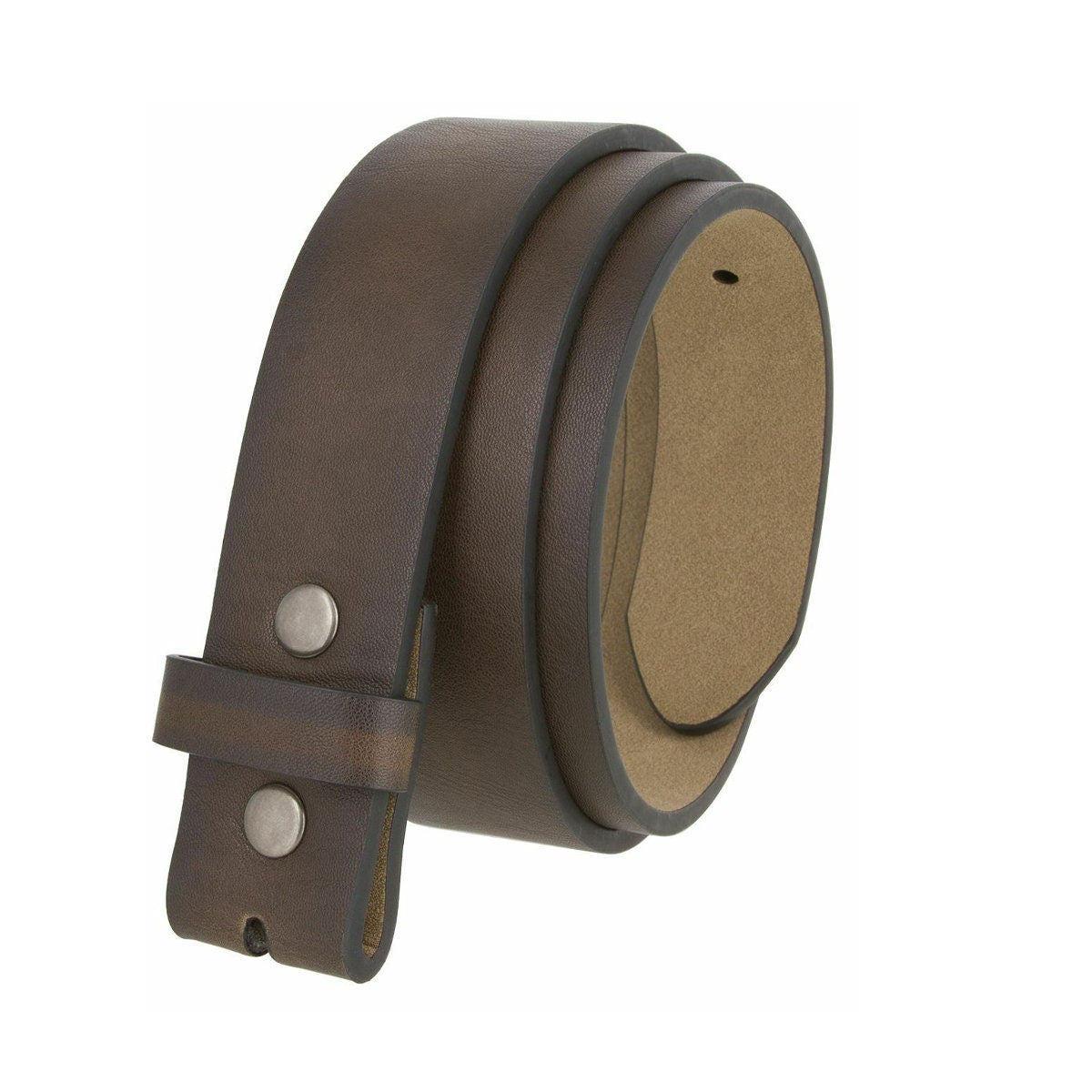 1.5'' Wide Vegan Brown Belt Strap