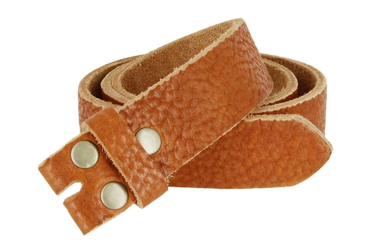 1.5'' Wide Tan Leather Belt Strap