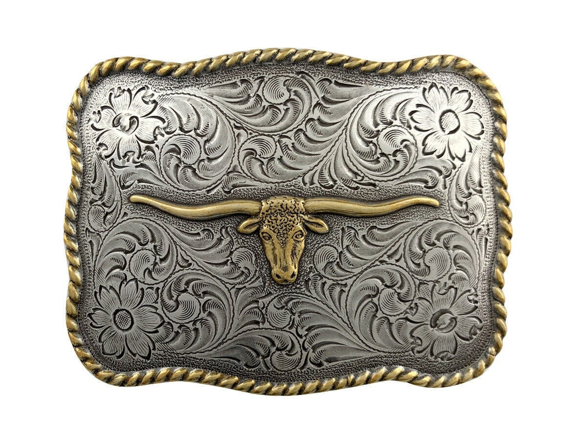 Steer Skull Belt Buckle