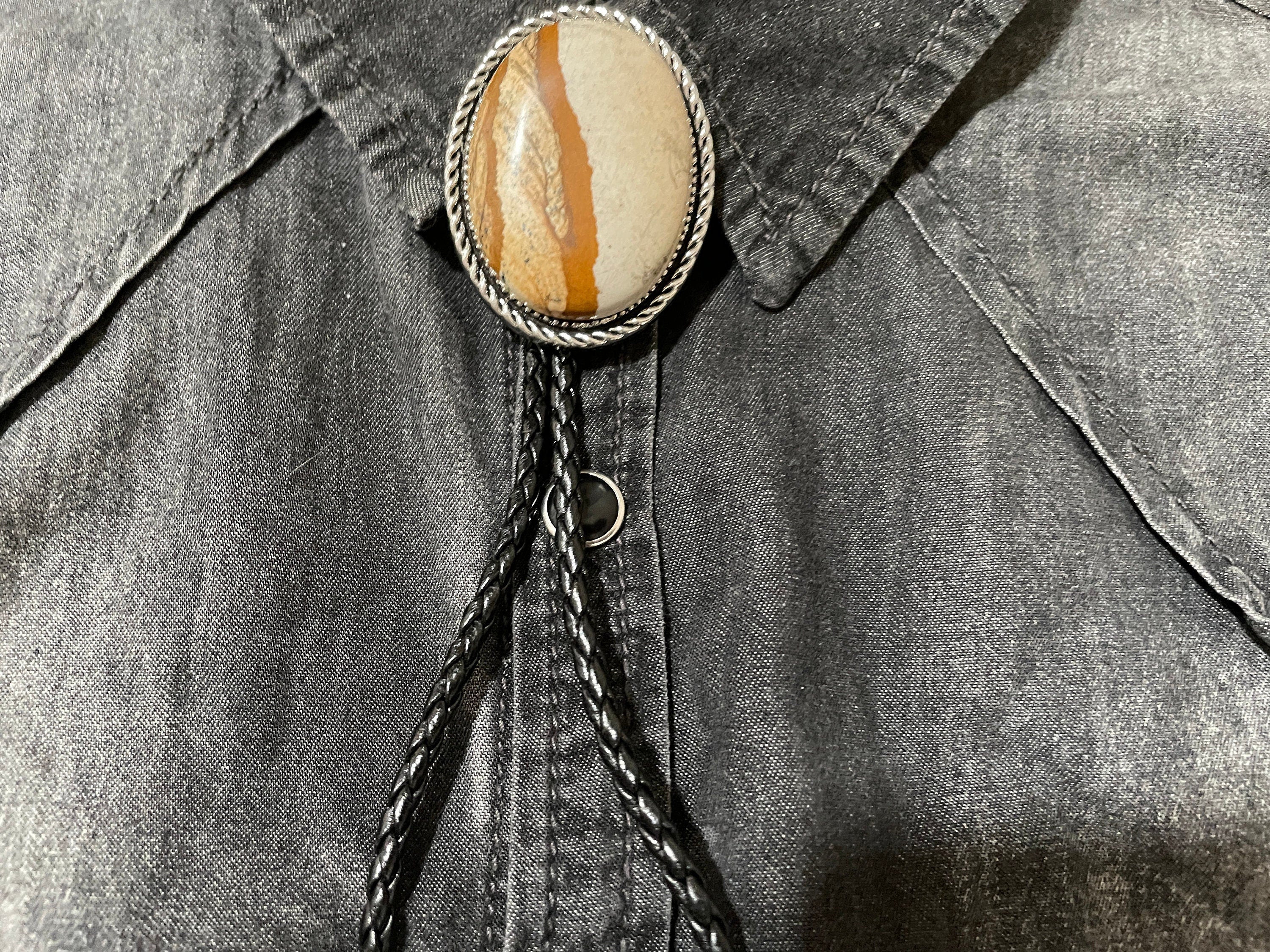 Southwestern Jasper Bolo Tie