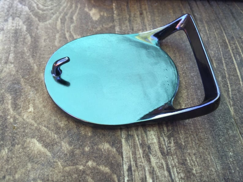Tree Reflection Belt Buckle