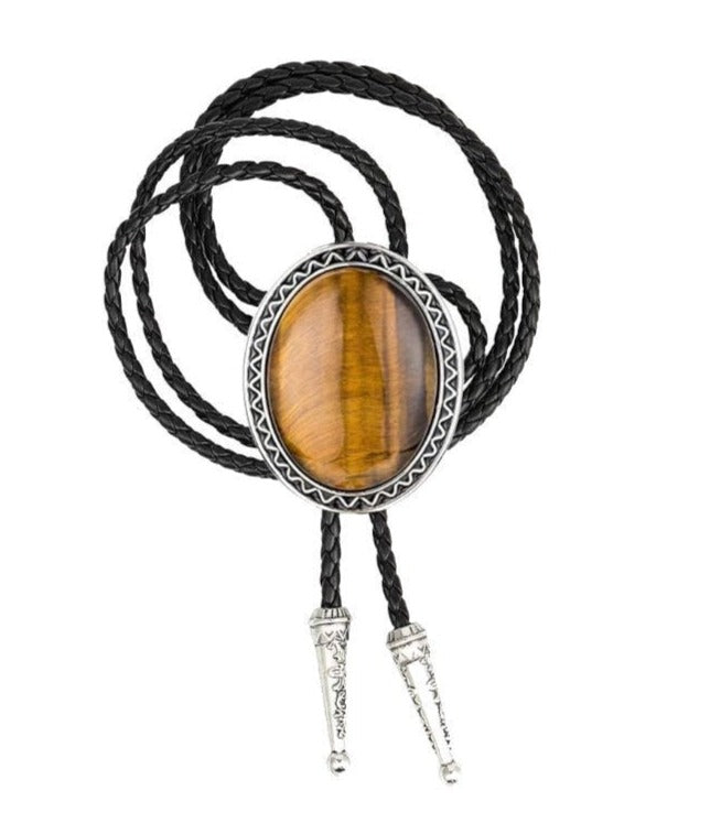 Tigers Eye Bolo Tie