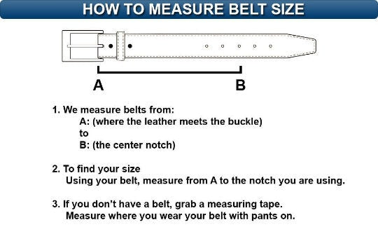 1'' Wide Black Leather Belt Strap