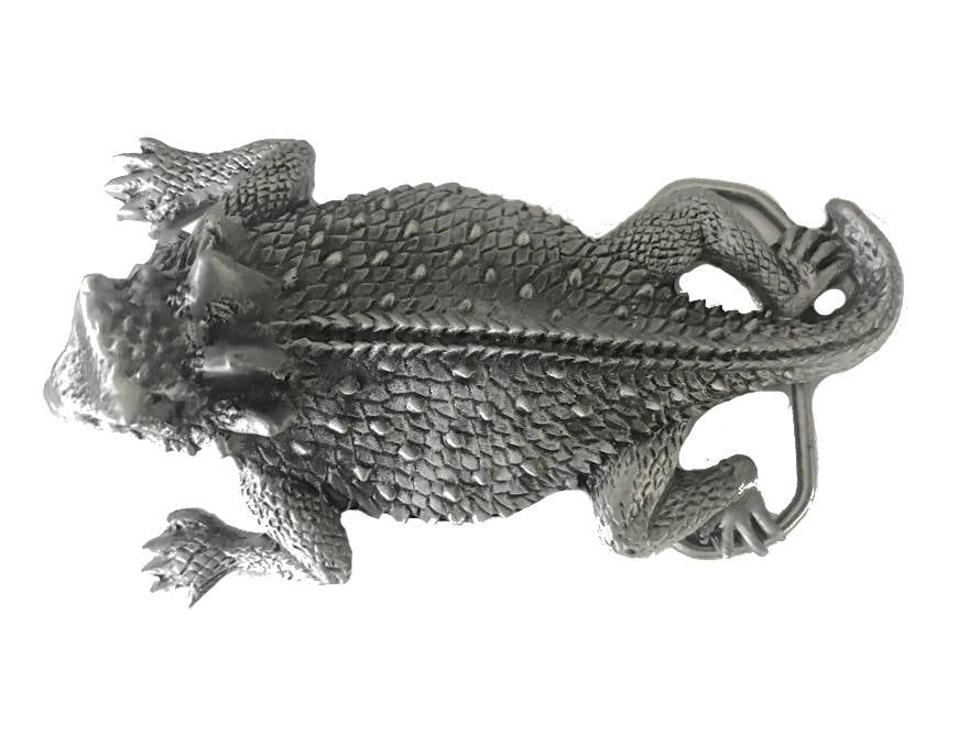 Horned Lizard Belt Buckle