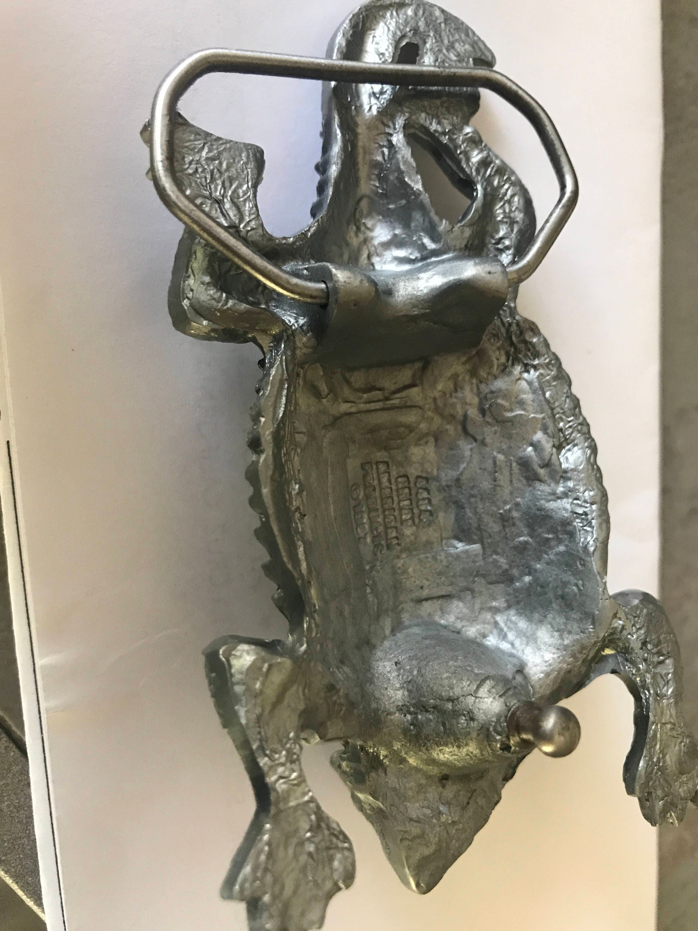 Horned Lizard Belt Buckle