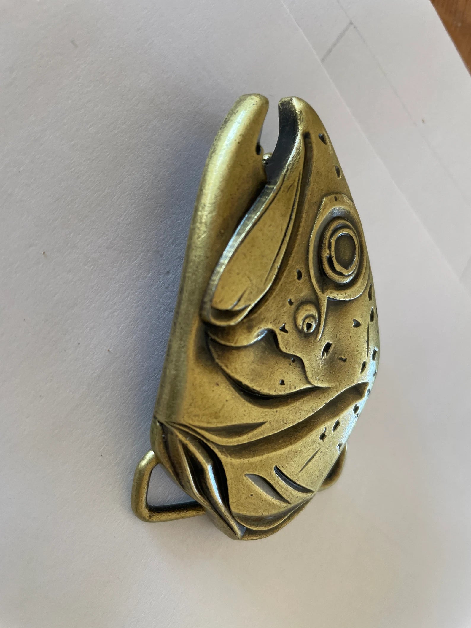Salmon Head Belt Buckle