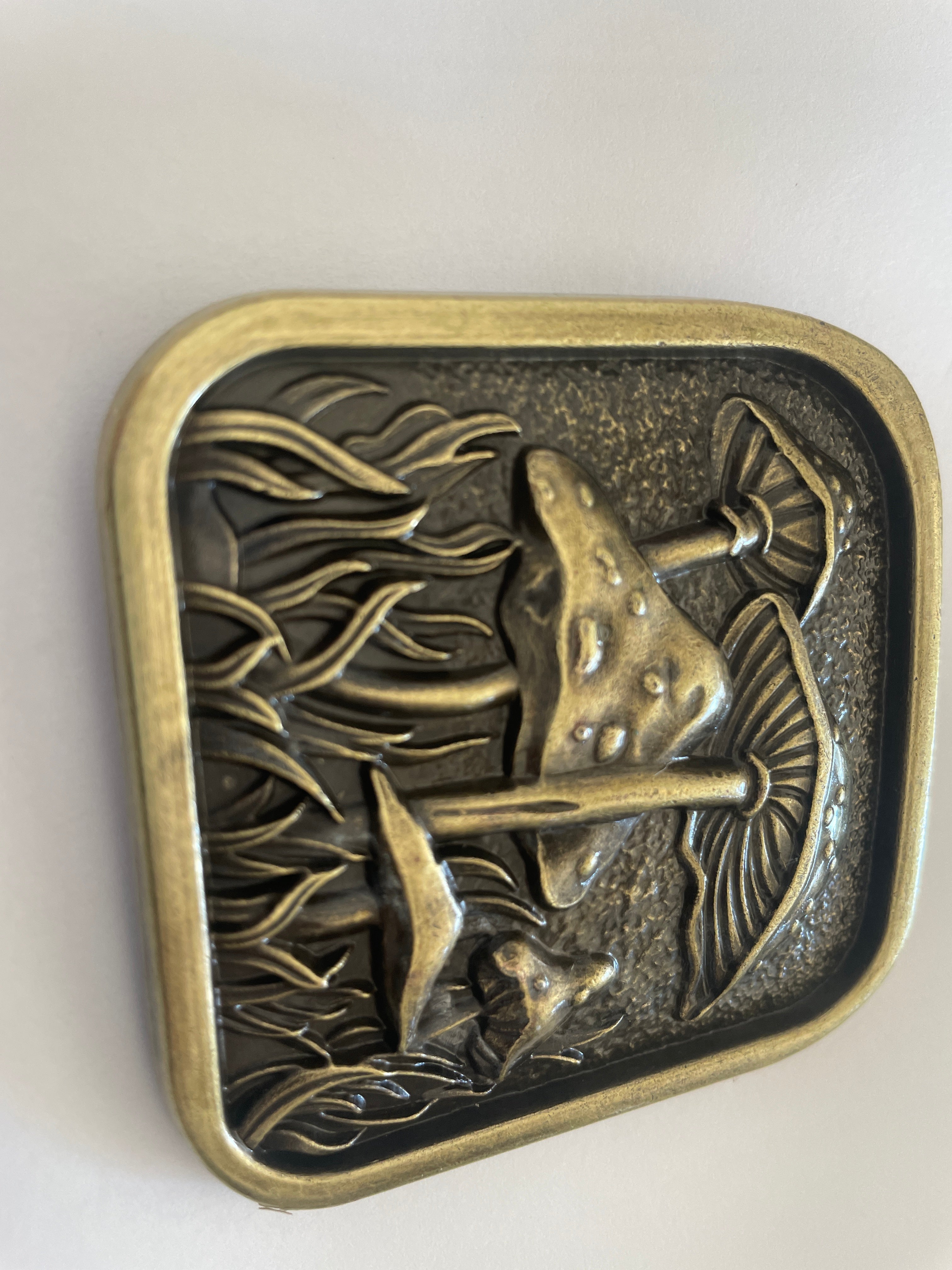 Brass Mushroom Buckle