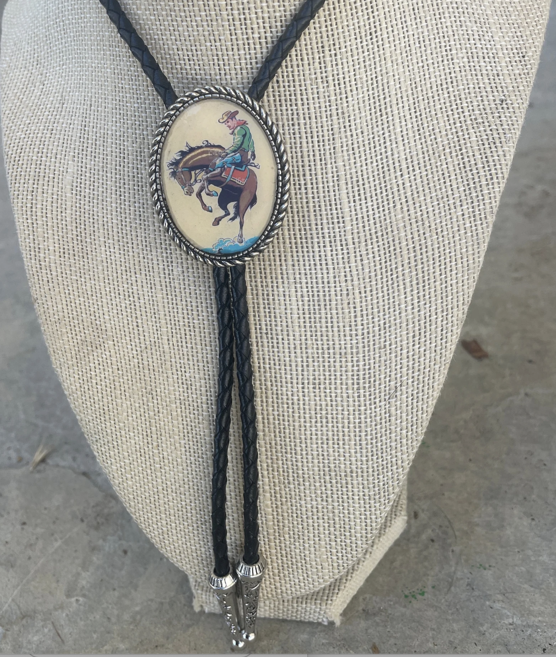 Vintage Cowboy Bolo Tie