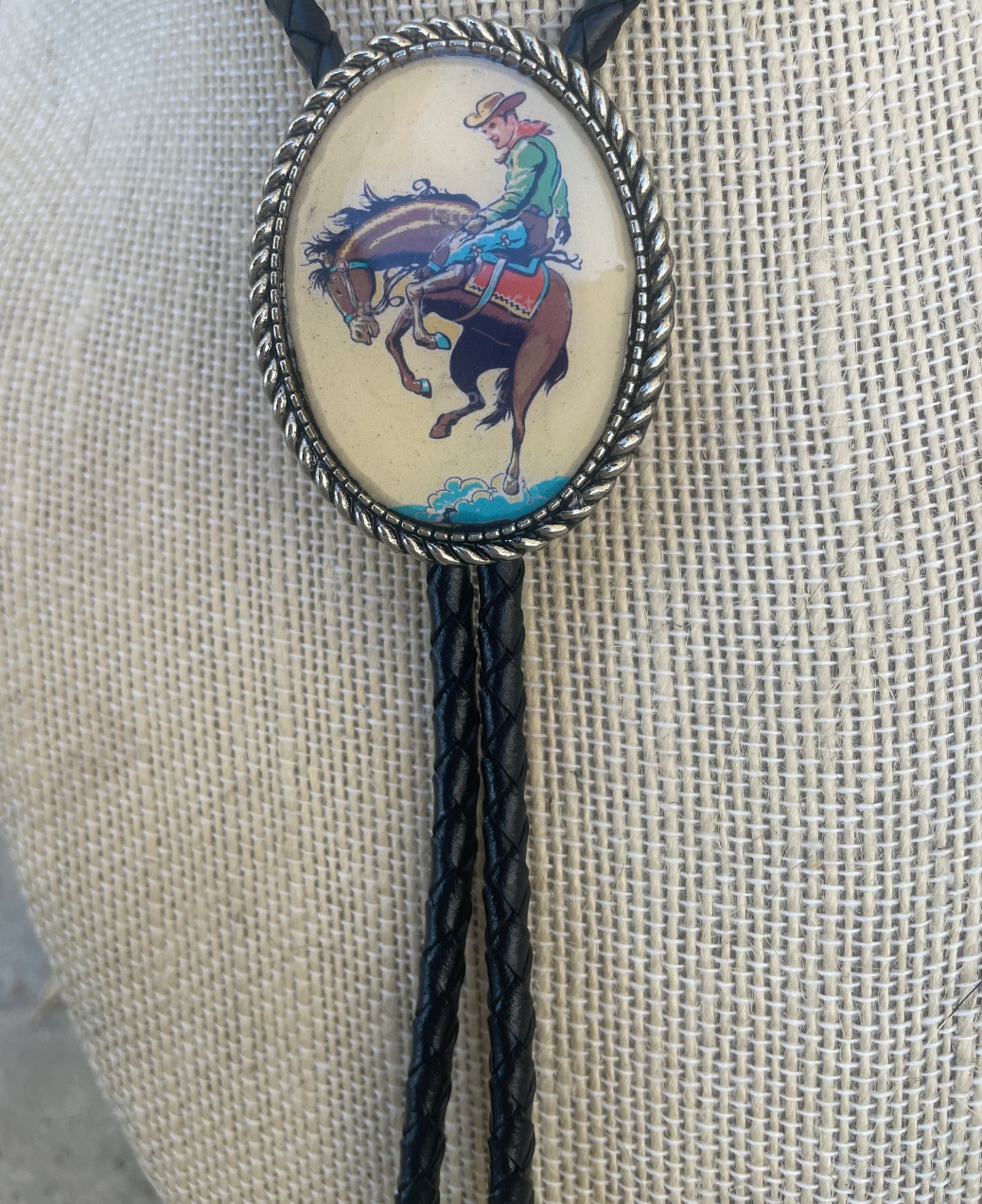 Vintage Cowboy Bolo Tie