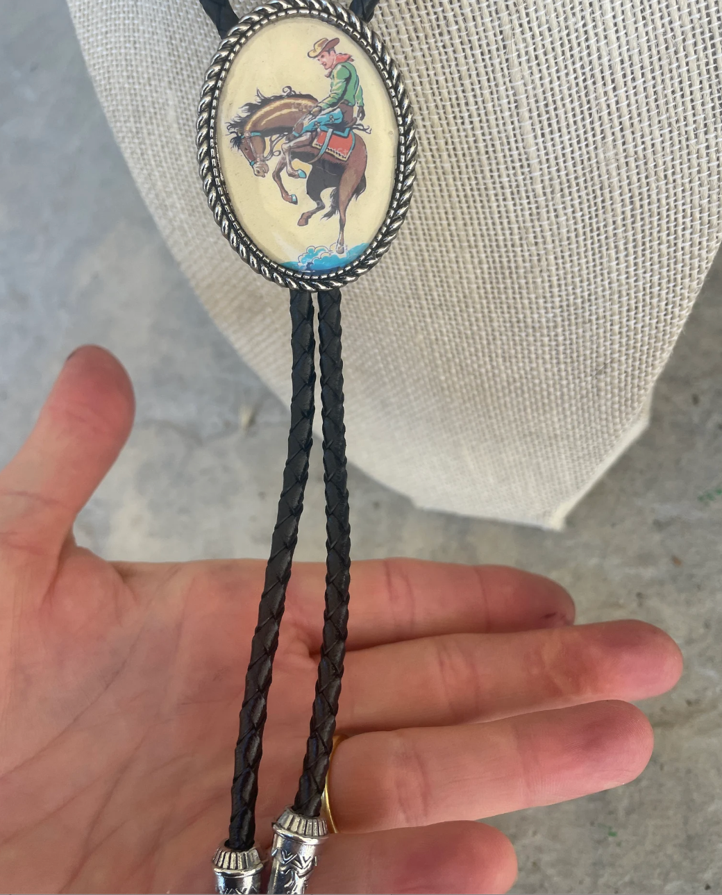Vintage Cowboy Bolo Tie