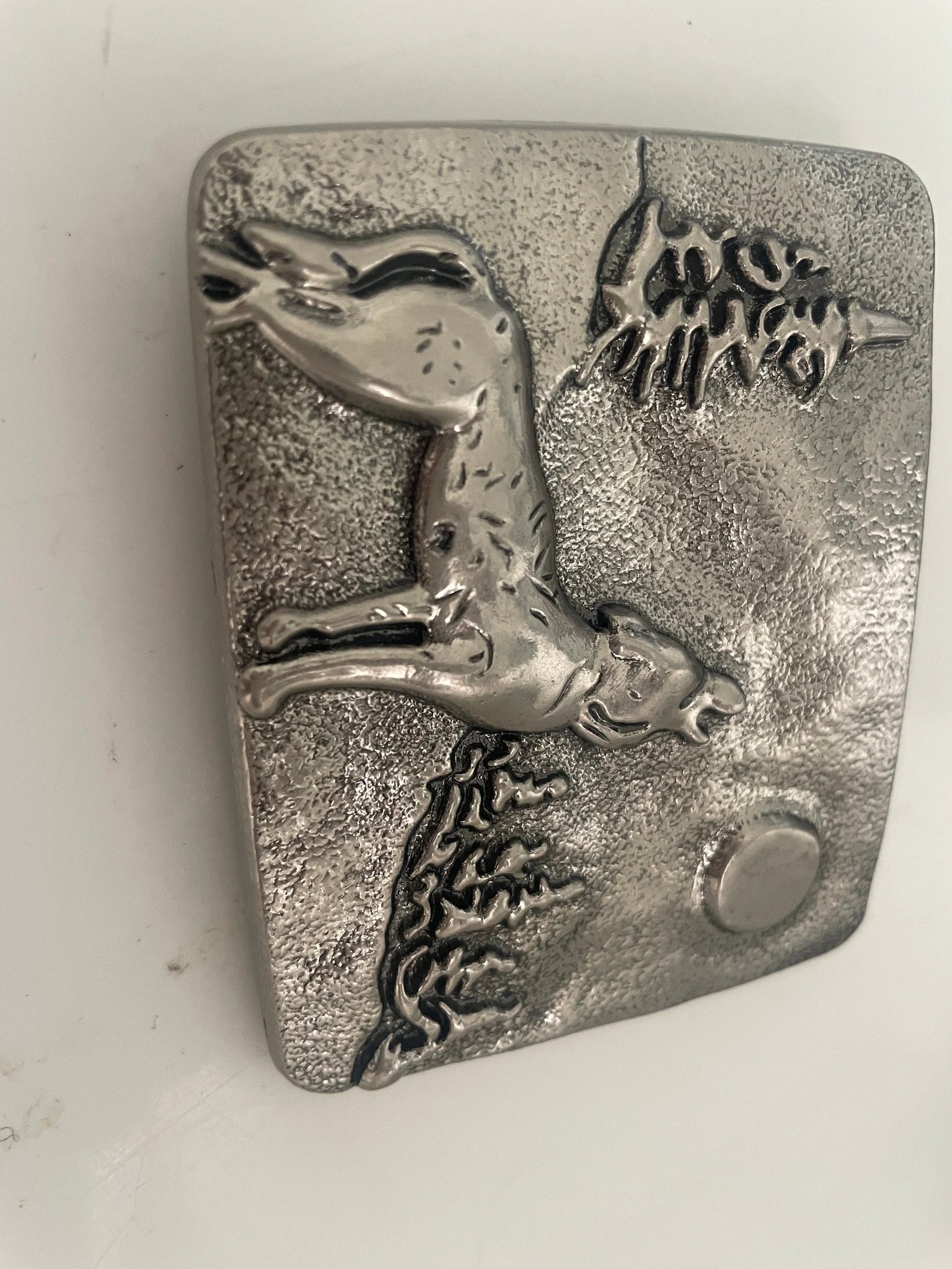 Howling Wolf Belt Buckle