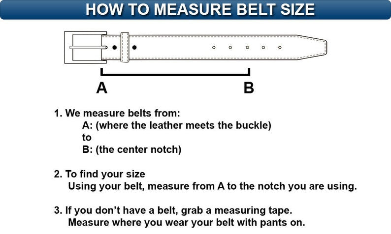 1.5'' Wide USA Black Leather Belt Strap