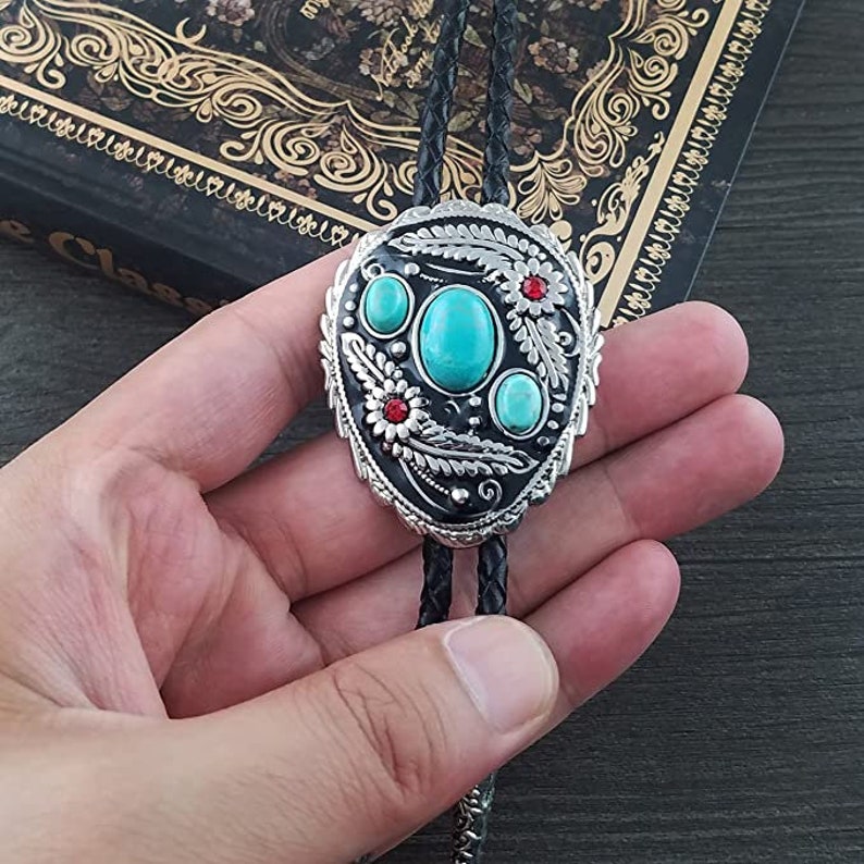 Turquoise Trio Bolo Tie