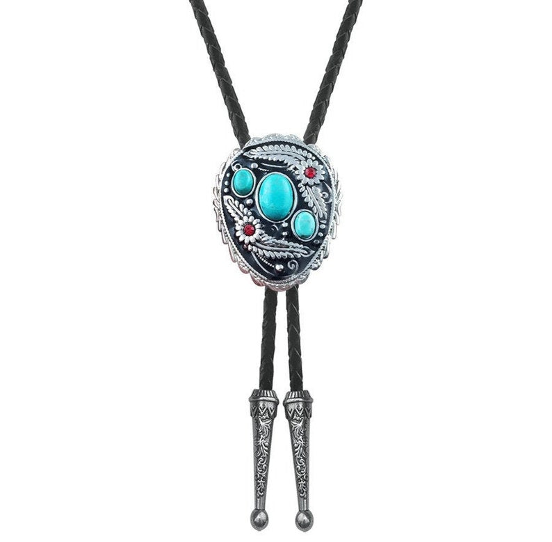 Turquoise Trio Bolo Tie