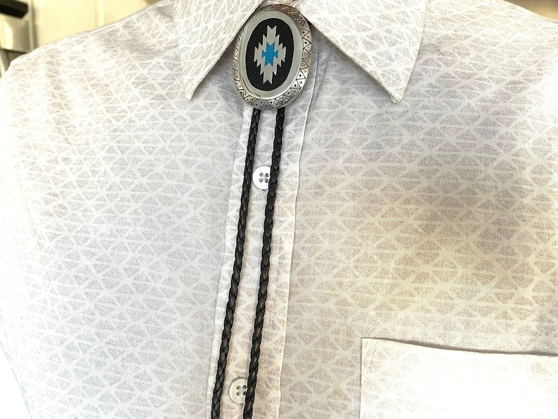 Chevron Bolo Tie