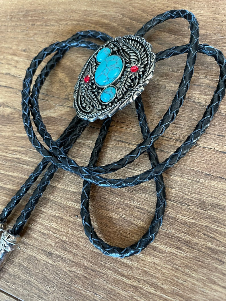 Turquoise Trio Bolo Tie