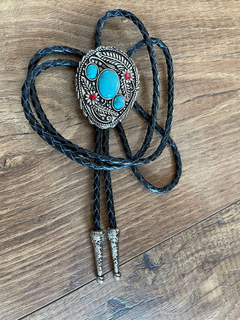 Turquoise Trio Bolo Tie